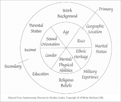 Dimensions of Diversity graphic