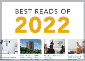 Best Reads of 2022: Reflecting on Higher Education Careers (HigherEdJobs)