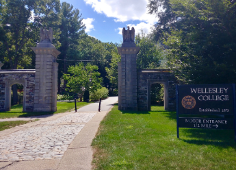 Wellesley College entrance