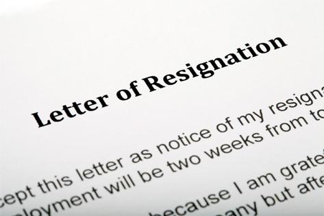 resignation letter sample for assistant professor