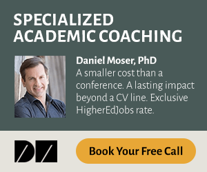Advertisement - Daniel Moser, PhD